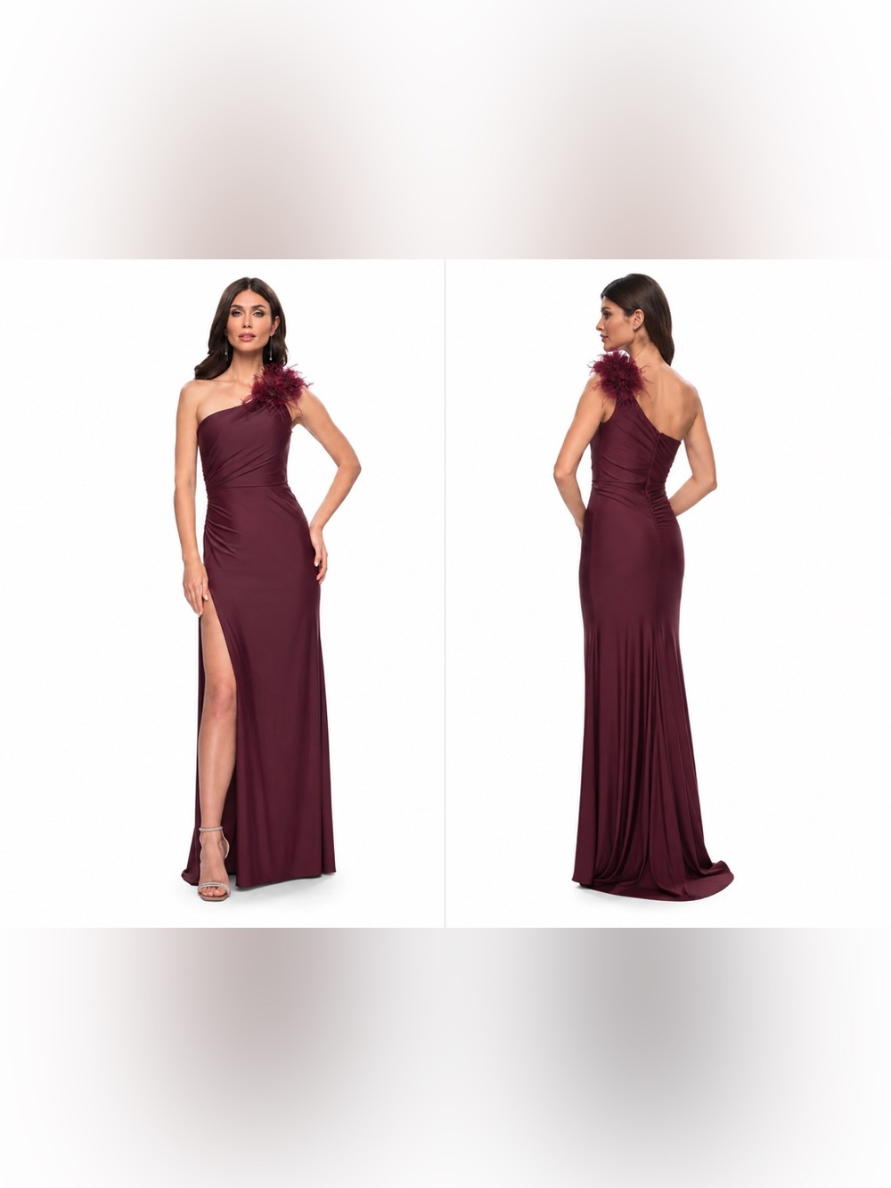La Femme 32076 dark wine size 4 NWT brand new never worn before